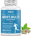Multivitamin for Men with 38 Key Nutrients, B Complex, D3, A, C, Zinc, Magnesium, Calcium, Asian Ginseng, Ashwagandha, Turmeric for Bones, Muscle, Immunity | 60 Vegan Capsules | 1 Month Supply 2