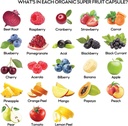 Fruits and Veggies Supplement (60 Day Supply) Powerfull Blend of 39 Whole Fruits and Veggies, Fills Nutritional Gaps, Get Energy, Well-being. USA Made Non-GMO/Vegan/Gluten Free. Packaging May Vary 6
