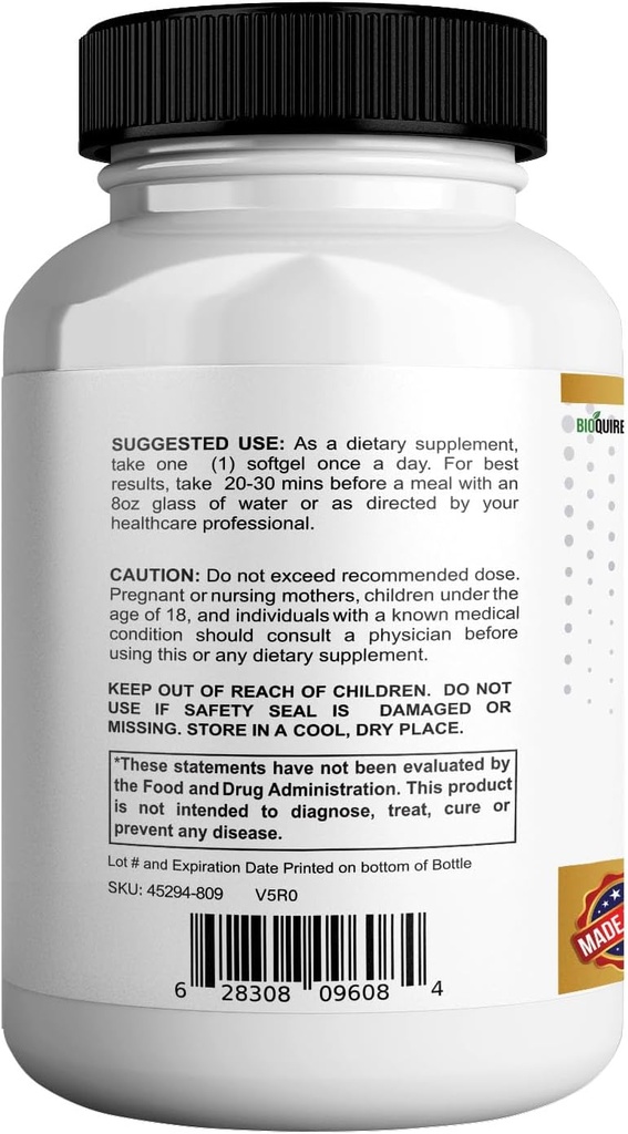 Dry Eye 3 Gold Omega 3 Krill Oil Extra Strength, 60 Softgels, Dry Eye Support, Non-GMO, Gluten Free, Sugar Free (5) 5