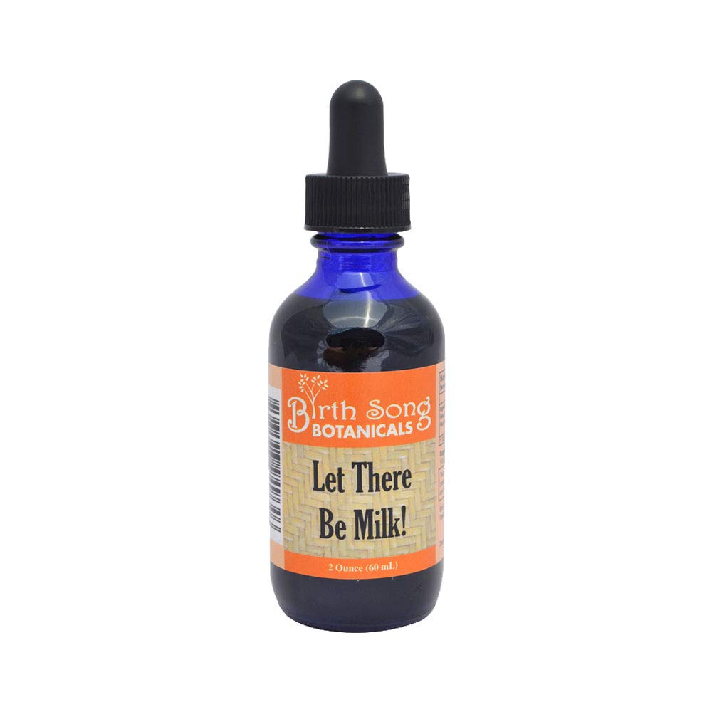 Geburt Song Botanicals Lassen Sie es Milch! Herbale Stillzeit-Tinktur zur Unterstützung der Brustmilchversorgung für Schnür- und Pumpmuttern mit Fenugreek und Ziegenrue, 2oz Flaschen