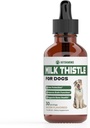 Milchdistel für Hunde | Unterstützt Leber- und Nierengesundheit | Milchdistel für Hunde Liver Support | Hundemilchdistel | Hundelebensmittel-Unterstützung | Hundefutter | Milchdistel-Ergänzung für Hunde | 1 Unze