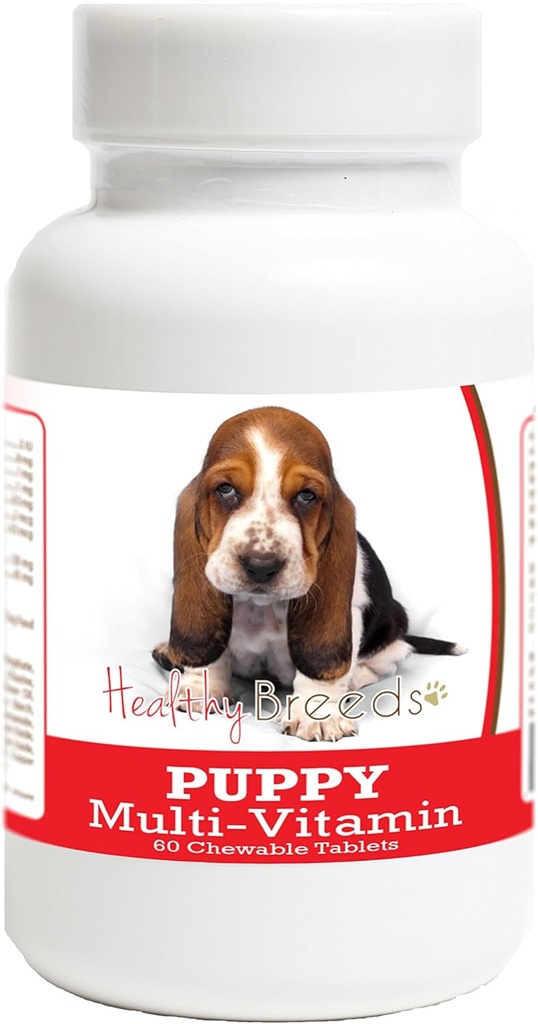 Gesunde Rassen Basset Hound Welpen Hund Multivitamin Tablet 60 Count