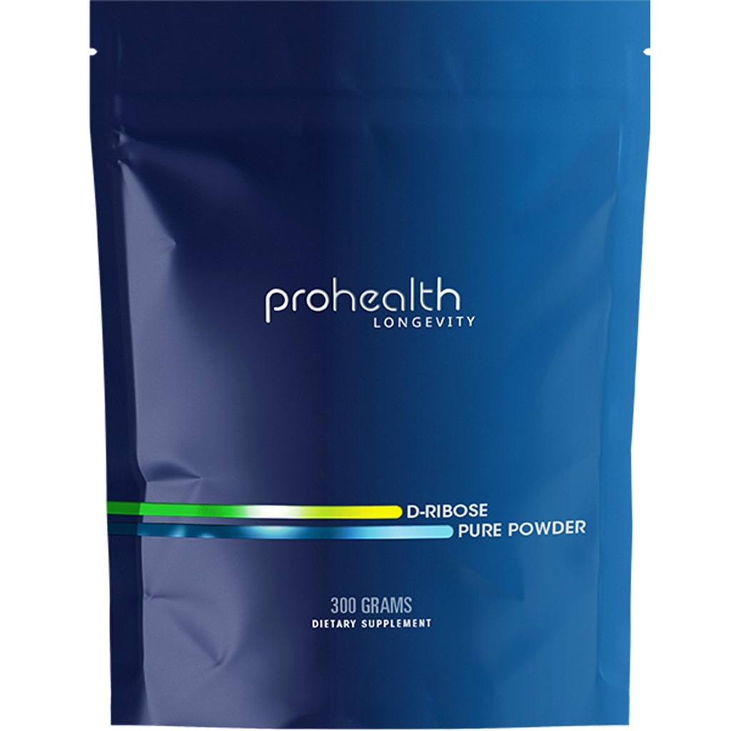 ProHealth D-Ribose (300 Gramm) Hilft Restore + Sustain Energy | beschleunigt Gewebe Erholung | Hilft Muskelsteifigkeit | Hervorragende Bioenergie Ribose: Klinisch nachgewiesen, patentgeschützt, Qualität gesichert