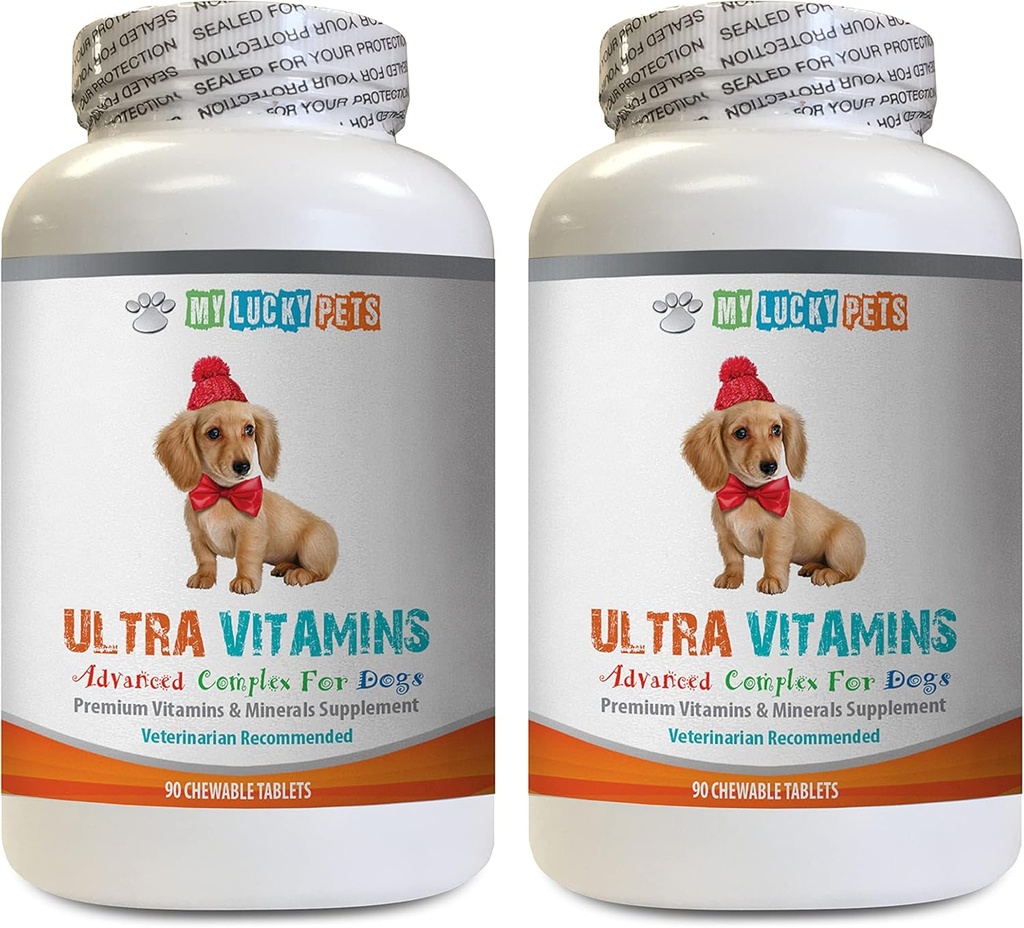 Immununterstützungsöl für Hunde - Hunde-Ultra-Vitamine - Veterinär empfohlen - Immununterstützung - Haarhautaugen und Knochenunterstützung - Hunde-Vitamin a - 2 Flaschen (180 Bäume)
