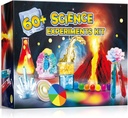 UNGLINGA 60+ Science Experimente Kits für Kinder, Jungen Mädchen Spielzeug Geschenke, Science Lab S.T.E.M Aktivitäten Bildungsprojekt mit Chemie Set, Erupting Volcano, Farbe
