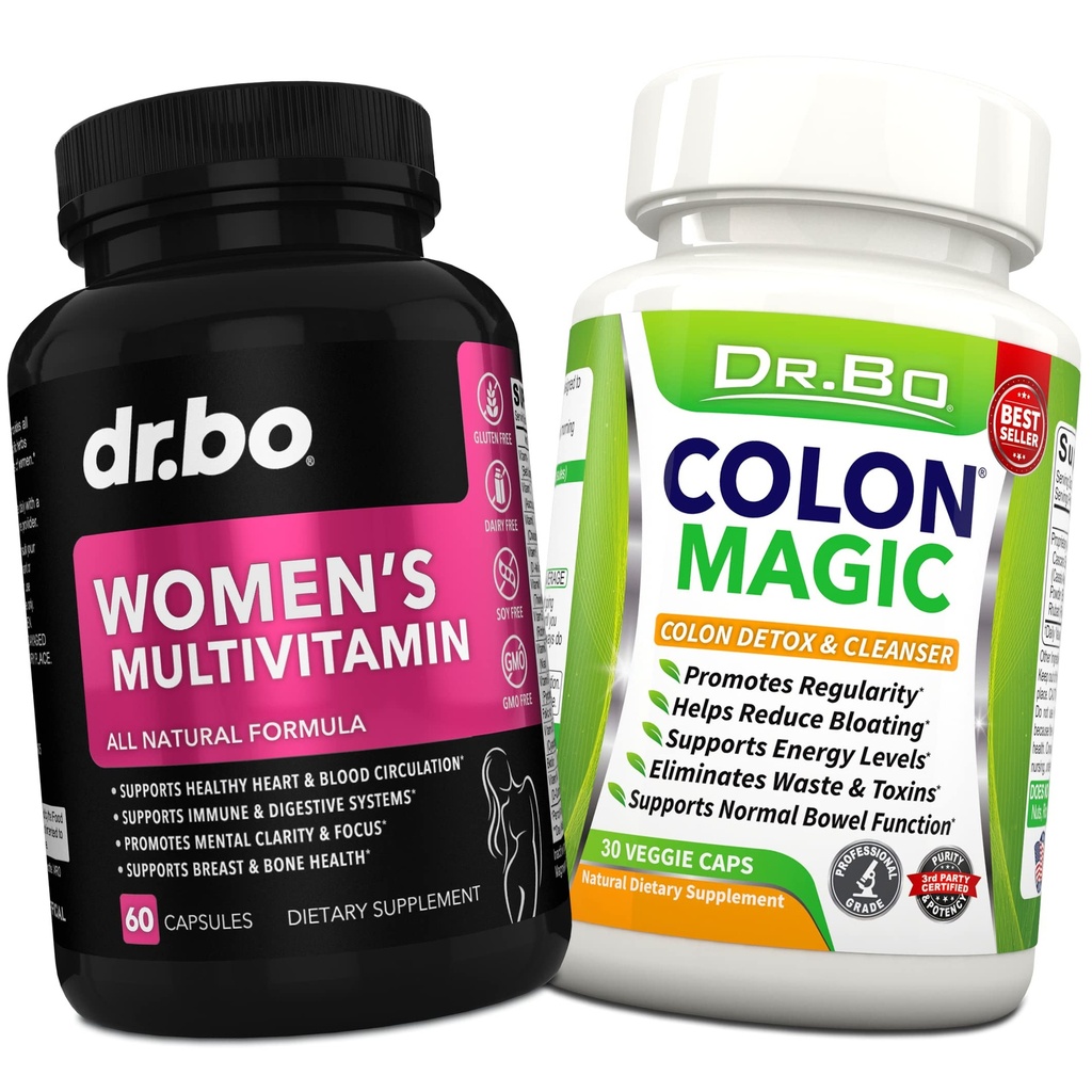 Frauen Multivitamin-Ergänzung - Colon Cleanse Detox Formel für Darm-Digestive Reinigung - Frauen Energie Vitamin-Ergänzungen Magnesium Plus Zink - Daily Constipation Relief Supplement Gut, Belly