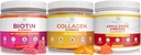 Purify Life Apple Cider Essig, Collagen & Biotin Bundle, Gut Health & Digestion, Gummis for Hair Growth, Healthier Skin & Nails, Vegan, Gluten Free, Non-GMO Alle natürlichen Ergänzungen