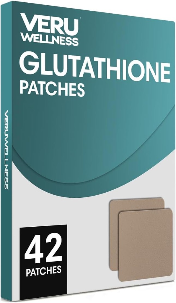 Veru Wellness Glutathione Plus Daily Patch - Selbstklebende Patch, 8-10 Stunden (42 Tage)
