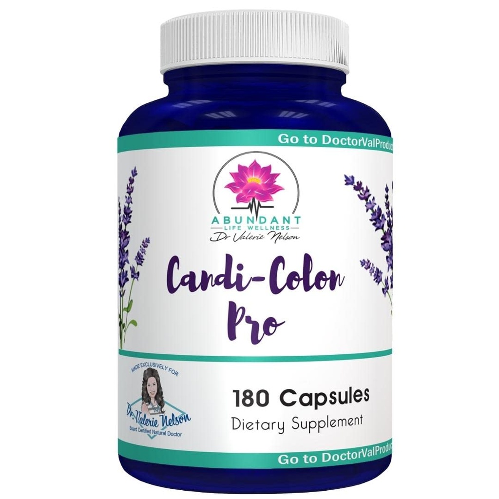 Candida Support - Aids Digestion, Darmfragen - 180 Kapseln - von Dr. Valerie Nelson