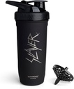 Smartshake Rockband Reforce Edelstahl Protein Shaker Bottle - Non Insulated Gym Bottle | Metall Shaker Flaschen - 900 ml | 30 oz - Lecksichere Schraub Lid - BPA Free | Slayer, Scratchy Logo
