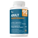 Dr. Tobias Adult Multivitamin für Frauen und Männer, Immununterstützung Vitamine von 42 Früchten, Gemüse, Plus Probiotika, Vegan Multivitamine für Männer und Frauen, Non-GMO, 90 Tabletten, 30 Servierungen