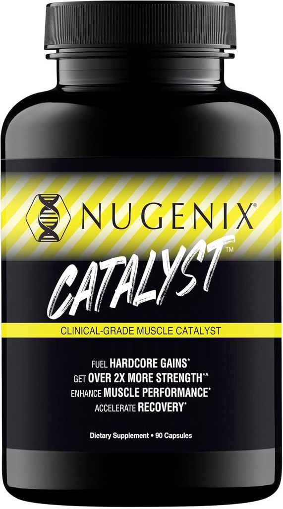 Nugenix Catalyst - Enhanced Muscle Builder und Muscle Recovery, Train Harder, Steigerung der Leistung - 90 Kapseln
