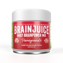 BrainJuice Nootropics Brain Support Supplement, Gluten Free Powder for Energy and Focus, Drink Mix with L Theanine, Alpha GPC, Vitamin B, Organic Green Tea Extract (Pomegranate)