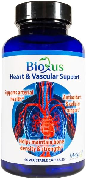 PotentSea Herz- und Gefäßunterstützungsergänzung, Vitamin K2, Vitamin D3, und Alpha Liponsäure, Cellular Support, Anti-Aging, Herz, Kognitive Gesundheit, 60 Veg Cap