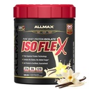 ALLMAX ISOFLEX Whey Protein Isolate, Vanille - 1 lb - 27 Gramm Protein Per Scoop - Zero Fat & Sugar - 99% Lactose Free - Gluten Free & Soy Free - Ca. 15 Servietten