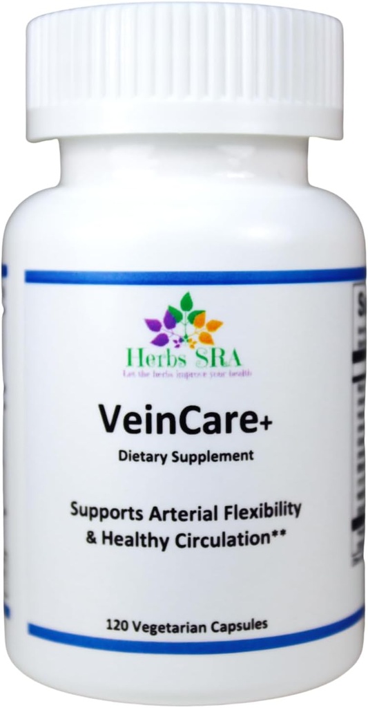 VeinCare Kräuternährstoffe, die die Zirkulation für Vein Gesundheit, Stärke und Funktion unterstützen. Rutin, Rosskastanie, Grape Seed, Bilberry und Nattokinase.
