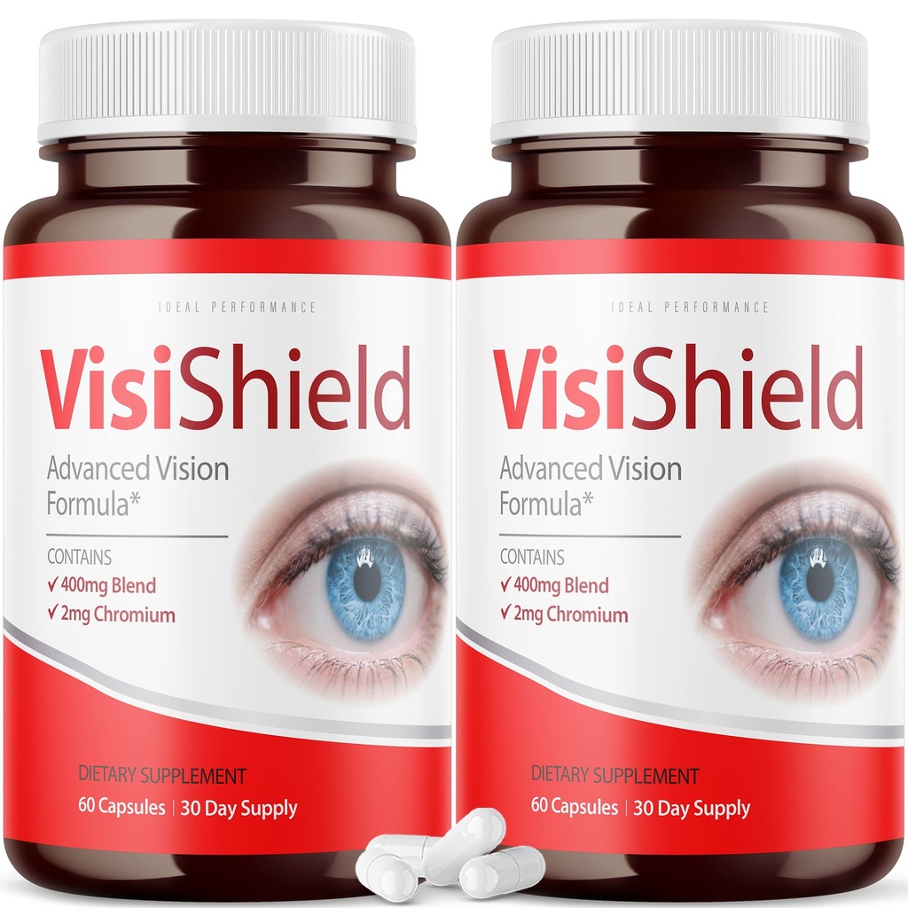 (2 Pack) Visishield Advanced Vision Formel für Augen Ergänzung Pillen Vitamine (120 Kapseln)