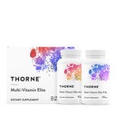 THORNE - Multi-Vitamin Elite - Tägliche Nahrungsergänzung - AM Formula unterstützt Cellular Energy Production &PM Formel unterstützt Restful Sleep* - Glutenfrei, Dairy-Free - 180 Kapseln - 30 Portionen