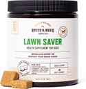 Rocco & Roxie Hund Urin Neutralisator für Rasen, Grün Gras Savers für Hund Urin Pee Spots, UTI Health & Bladder Control Supplement mit D-Mannose, Apple Cider Essig & DL-Methionin, 90ct Soft Chews