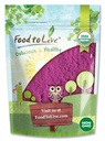 Lebensmittel zu leben Bio-Schwarz Johannisbeeren-Pulver, 4 Unzen — Non-GMO, Raw, Kosher, Vegan Superfood, Bulk, Rich in Antioxidantien, Groß für Säfte, Getränke und Glatteien, Enthält Maltodextrin