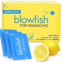 Blowfish für Kopfschmerzen | Neue maximale Stärke Effervescent Formel Treats Kopfschmerzen schnell (1 Packung)