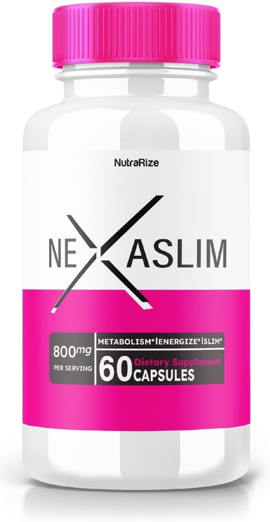 Nexaslim Capsules - Nexaslim Metabolism Booster Formel, Nahrungsergänzung für erweiterte Gewichtsverlust, maximale Stärke All-Natural Pillen für die Targeting Belly Fat, Nexa Slim Bewertungen (60 Kapseln)