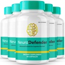 Neuro Defender Brain Ergänzungen für Gedächtnis- und Fokuskapseln NeuroDefender Advanced Formula Brain Health Support Pills, Extra Strength Nootropics Neuro Defender Alle natürlichen Bewertungen (5 Pack)