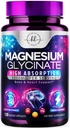 Magnesium Glycinate 1000mg - Hohe Absorption & Chelat zur Unterstützung von Knochen, Muskeln, Nerves & Heart Health - natürliche Schlaf & Stress-Unterstützung Frauen & Männer - Vegan, Gluten & Soy Free, Non-GMO - 120 Kapseln