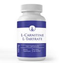Pure Original Zutaten L-Carnitin L-Tartrate (100 Kapseln) Immer rein, keine Additive oder Füllstoffe, Lab Verifiziert