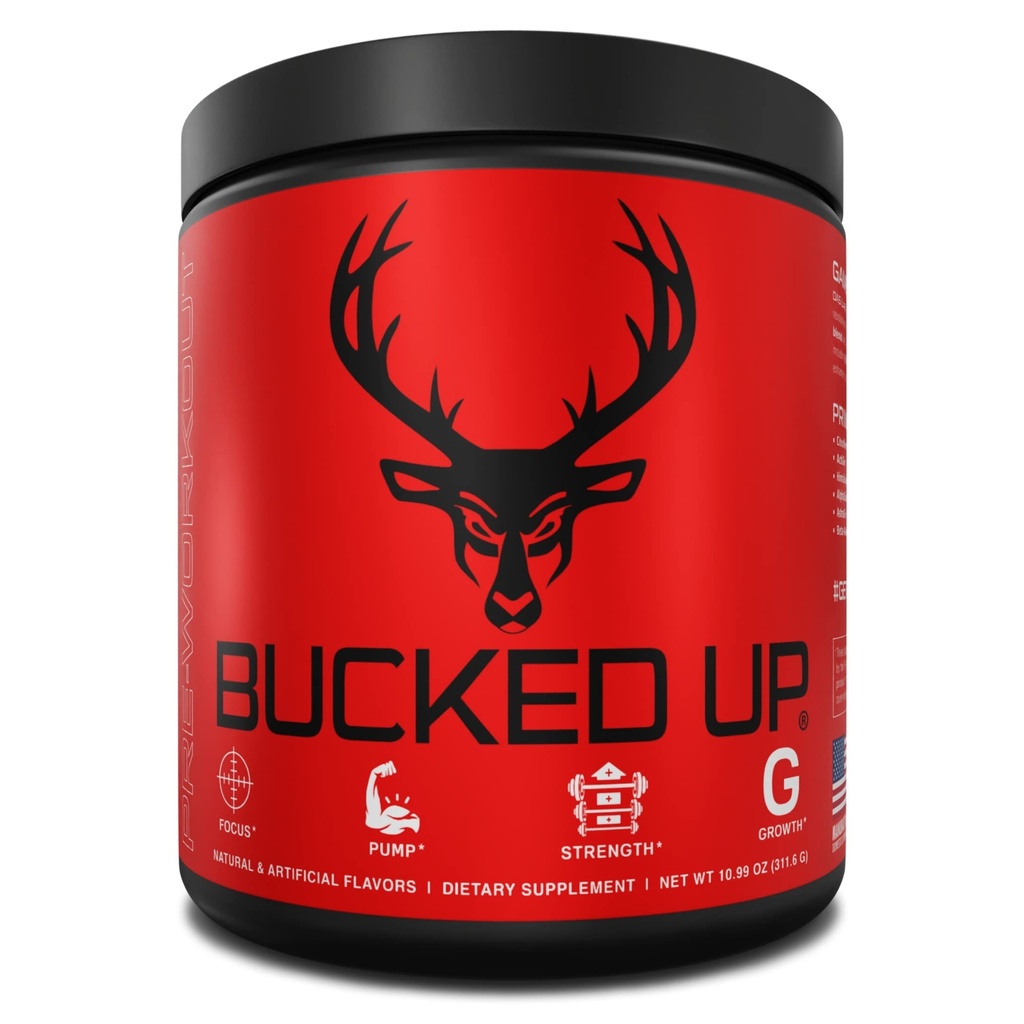 Bucked Up Pre Workout 6 Gramm Citrulline, 2 Gramm Beta Alanine und 3 weitere eingetragene Marken Zutaten (Grape)