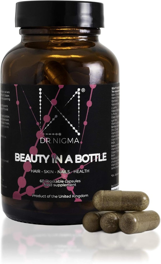 Dr. Nigma, Haar, Haut und Nägel, Schönheit in einer Flasche, 60 Kapsel Supplement