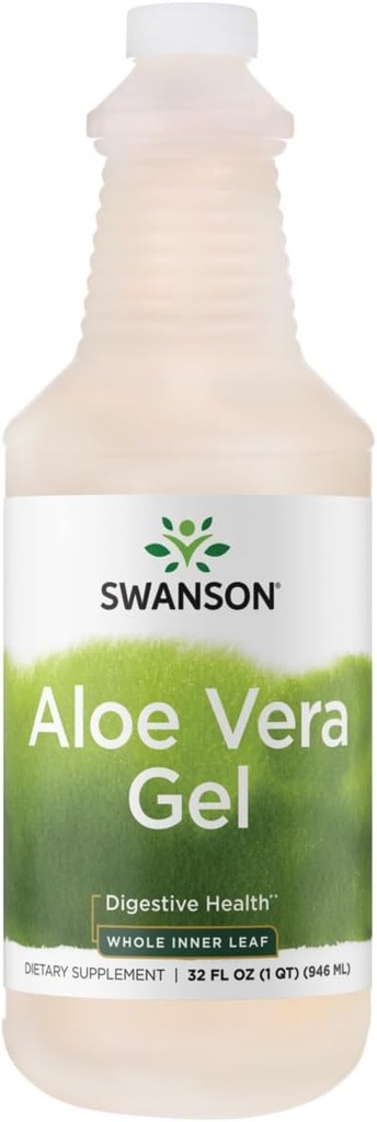 Swanson Premium Marke Aloe Vera Gel 32 fl Ounce (1 Qt) (946 ml) - 1 Packung