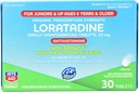 Rite Aid Kid's Non-Drowsy Allergy Relief, Loratadine 10mg, Mint Flavor - 30 Tablets | Orally Disintegrating Tabs | Ages 6 and Older
