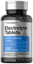Horbäach Elektrolyt Tablets | 200 Count | Vegetarisch | Keto-Friendly | Non-GMO und Glutenfreie Hydration Ergänzung