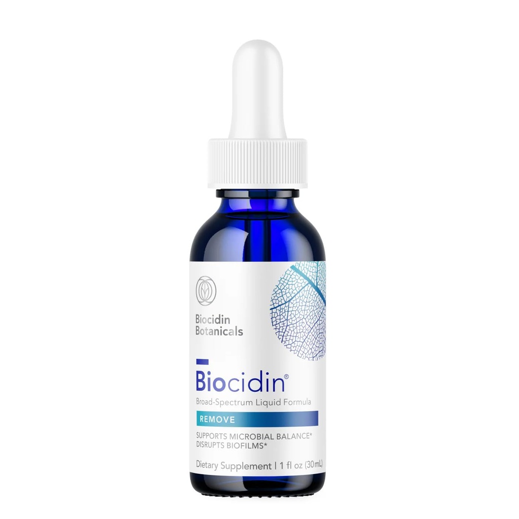 Biocidin Liquid Formula - Biofilm Buster & Broad-Spectrum Botanicals for Gut Detox Cleanse Support - fördert mikrobielle Balance, Gut Health & Clearance von ungewollten Mikroben (1 Oz)