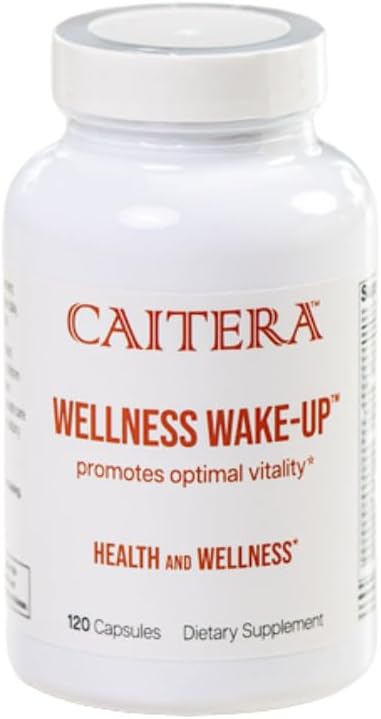 Wellness Wake-Up | 6-in1 Nahrungsergänzung für Herren/Frauen | Vitamin, Mineral, Enzyme & Probiotic Complex zur Unterstützung der optimalen Gesundheit und Vitalität | Vegan 120 Kapseln