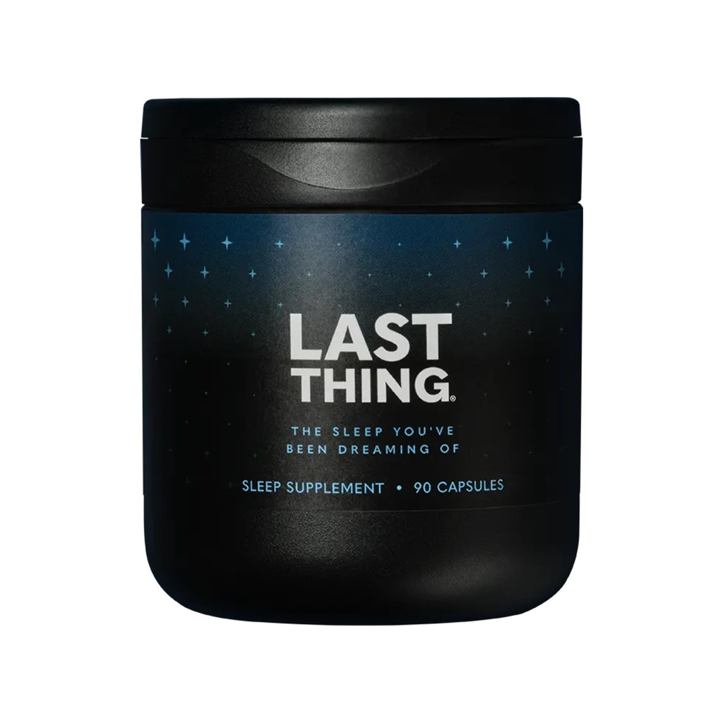 BODi Last Thing Complete Sleep Supplement mit L-Theanin, Ashwagandha, Magnesiumglycinat, Melatonin - Beruhigende nächtliche Stressabwehr für tiefen erholsamen Schlaf - 30-Tage-Versorgung (90 Kapseln)