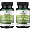 Swanson Berberine Advanced Enhanced Absorption - Mit Berbevis 550 mg 30 Veg Caps (2 Pack)