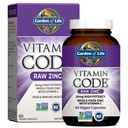 Garten des Lebens Zink ergänzt 30mg Hochpotenz Rohzink und Vitamin C Multimineral Supplement, Vitamin Code Vitamine Spurenminerale & Probiotika für Hautgesundheit & Immununterstützung, 60 Vegane Kapseln