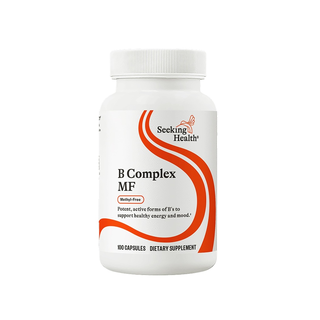 Suche Gesundheit B Complex MF - Vitamin B Komplex mit Folat, Niacin, & Folinsäure - Unterstützung Energie und Immunsystem Gesundheit mit B Vitamine - 100 Kapseln