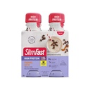 SlimFast Advanced Energy Caramel Latte Shake – Bereit zum Trinken von Mahlzeitenersatz – 20g Protein, 11 fl. oz. Flasche, 4 Count (Packaging May Vary)