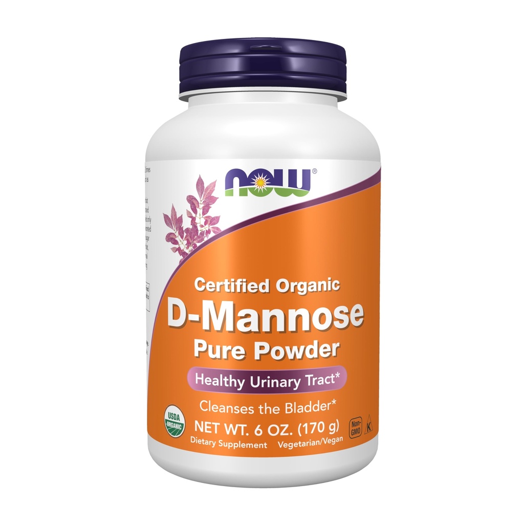 JETZT Nahrungsergänzungsmittel, D-Mannose Pulver, Non-GMO-Projekt Verifizierte, Gesunde Urinary Tract*, 6-Ounce