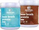 Zammex Bone Broth Protein Pulver, Schokolade + Vanille Flavor