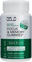 Orlo Focus & Memory Gummies – Nootropic Supplement für Erwachsene mit Lion’s Mane, L-Theanin, Phosphatidylserine, Spirulina, Vitamin B6 & B12 Methylcobalamin (60 Gummi)
