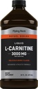 Piping Rock L-Carnitine Liquid | 3000mg | Berry Flavor | Advanced Athlete Formula | Refuel Series Supplement | Non GMO, Glutenfrei
