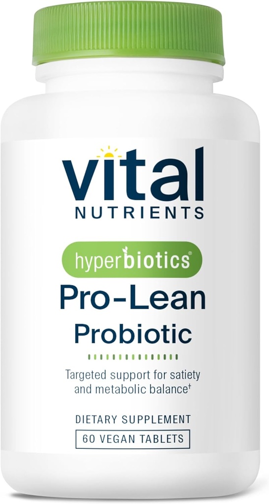Vital Nährstoffe Hyperbiotics Pro-Lean Probiotic für Metabolic Balance | Reduces Carb Digestion | Shelf-Stable | Vegan, Dairy, Gluten Free | 60 Count