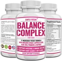 Balance Complex für Frauen, Candida Cleanse & Vaginal Health Nahrungsergänzung, Natürliche Formel mit Oregano, Caprylic Acid, Aloe, Probiotics & Enzyme für Gut & Immune Health Support, 60 Kapseln