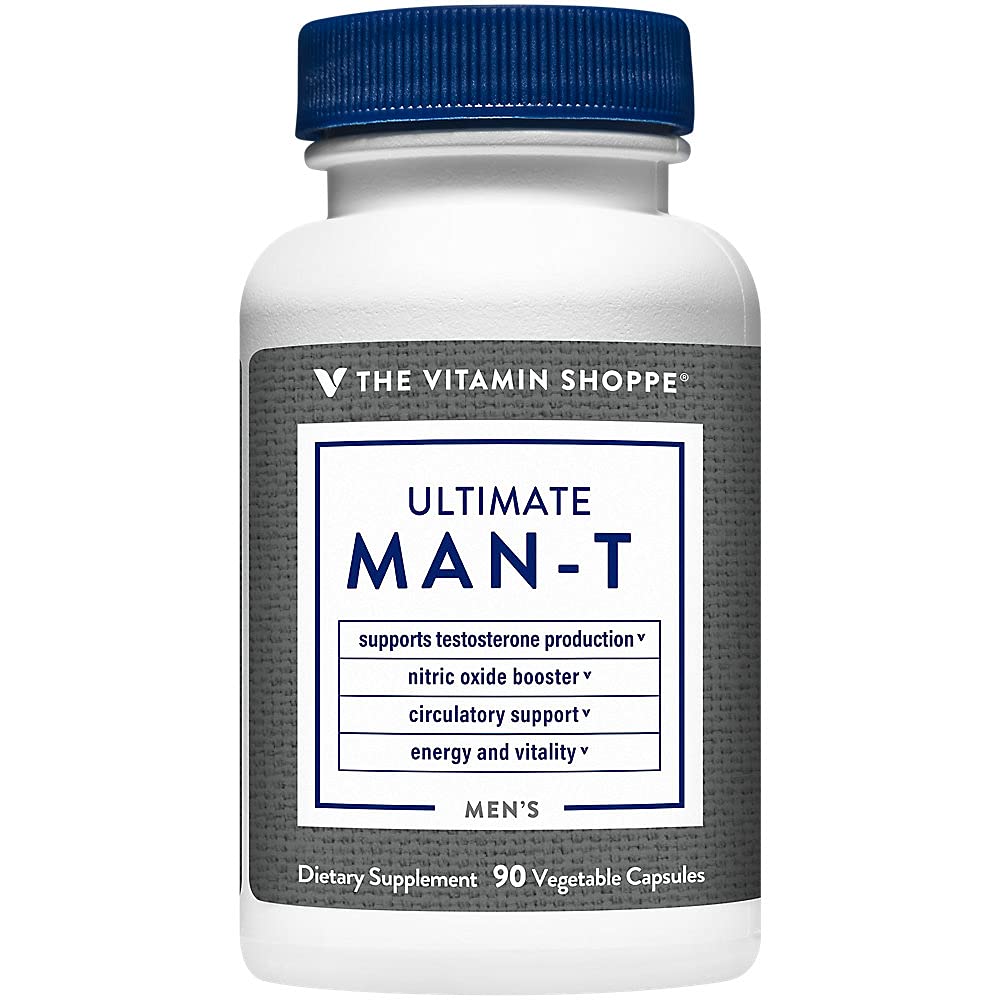 Der Vitamin Shoppe Ultimate Testosteron - unterstützt Testosteron-Produktion, Boost Nitric Oxide, fördert Zirkulation und fördert Energie & Stabilität (90 Veggie Caps)