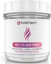 PUREFINITY Collagen Peptide für Frauen – Typ I, II, III, V & X mit Biotin & Hyaluronsäure, Unterstützt gesunde Haut, Knochen, Haare & Nägel – Non-GMO, Grass-Fed, Unflavored, 10.7oz (1 Monat Versorgung)