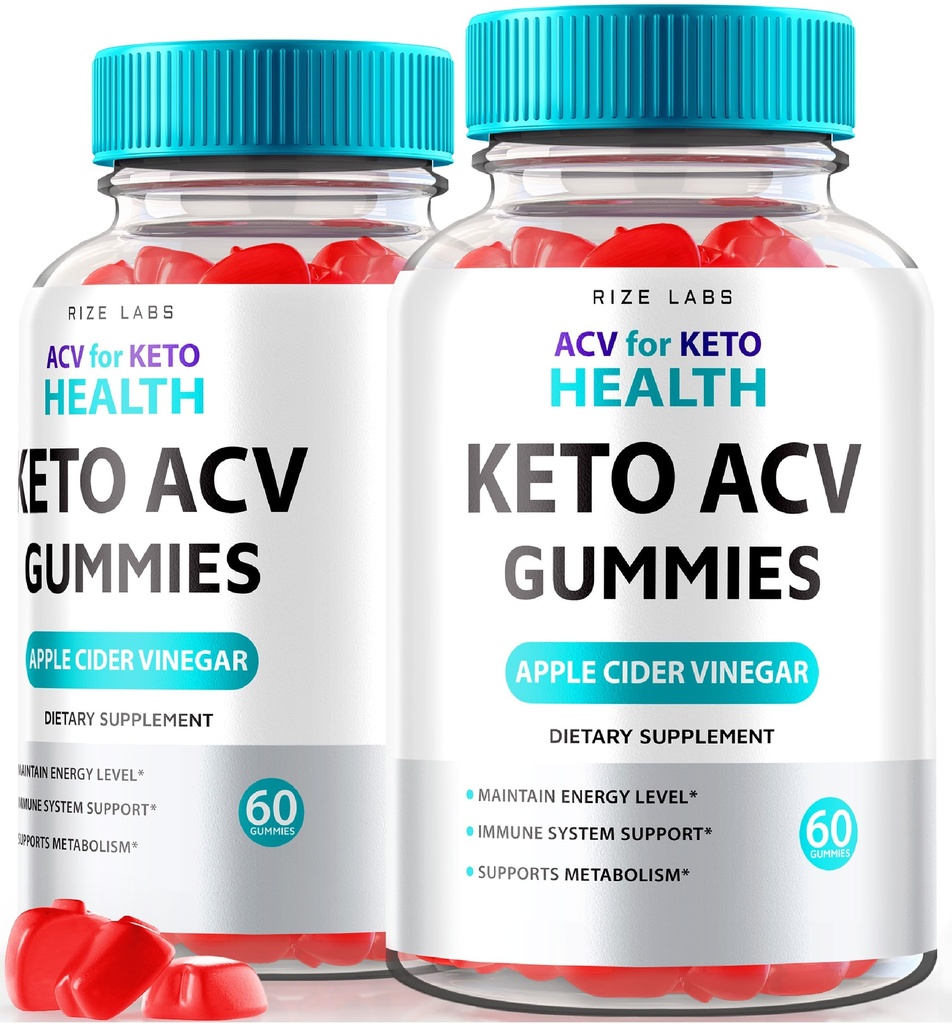 rize labs - ACV für Keto Health Gummies - 750mg Advanced Weight Loss mit Apple Cider Essig ACV Ergänzung für Belly Fat (120 Gummi)
